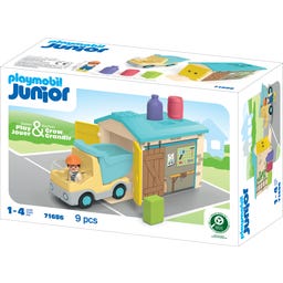 PLAYMOBIL 71686 - JUNIOR LKW mit Sortiergarage - 1 st.