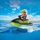 71464 - ACTION HEROES Feuerwehrboot mit Aqua Scooter - 1 Stk