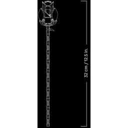 Botanične rastline - Šopek rožnatih vrtnic