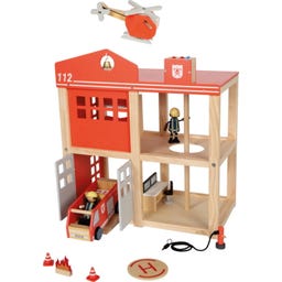 Small Foot Large fire station with accessories