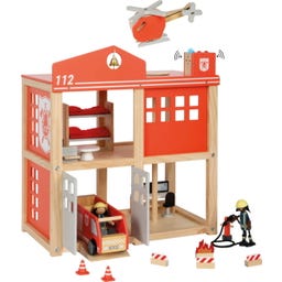 Small Foot Large fire station with accessories