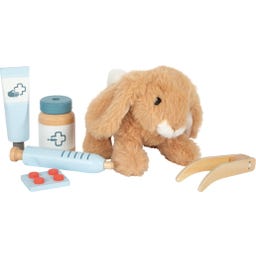 Small Foot Veterinarian Bag with Rabbit