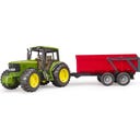 02057 John Deere 6920 mit Wannenkippanhänger (rot) - 1 Set