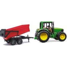 02057 John Deere 6920 mit Wannenkippanhänger (rot) - 1 Set