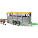02227 Viehtransportanhänger inklusive 1 Kuh - 1 Set