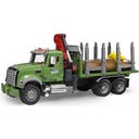 02824 MACK Holztransport LKW mit Ladekran - 1 Set