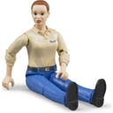 60408 Frau mit hellem Hauttyp und blauer Hose - 1 Stk