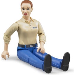 60408 Frau mit hellem Hauttyp und blauer Hose - 1 Stk