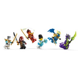 Ninjago - 71857 Spopad z ninja vozili pri Drevesni hišici