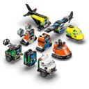 City - 60505 Kombinationsset mit Flugzeug, Wartungsfahrzeug und Luftkissenboot