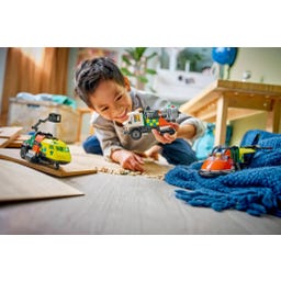 City - 60505 Kombinationsset mit Flugzeug, Wartungsfahrzeug und Luftkissenboot