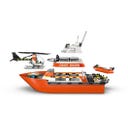 Stad - 60504 Kustbevakningens räddningsbåt med helikopter