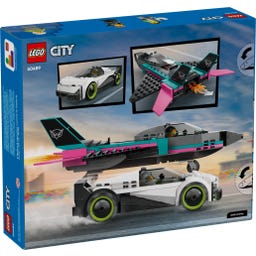 LEGO City - 60489 Düsenflieger vs. Rennauto