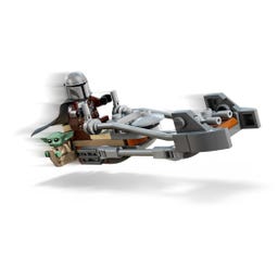 Star Wars - 75436 Der Mandalorianer und Grogu auf ihrem Speeder Bike™