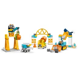 DUPLO - 10476 Baustelle mit Baufahrzeugen – 3-in-1-Set