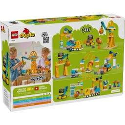 DUPLO - 10476 Baustelle mit Baufahrzeugen – 3-in-1-Set