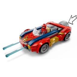 Marvel - 76336 Auto di Spider-Man vs. Venomized Wolverine