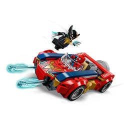 Marvel - 76336 Auto di Spider-Man vs. Venomized Wolverine