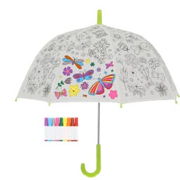 Esschert Design Colouring Umbrella - Flowers & butterflies