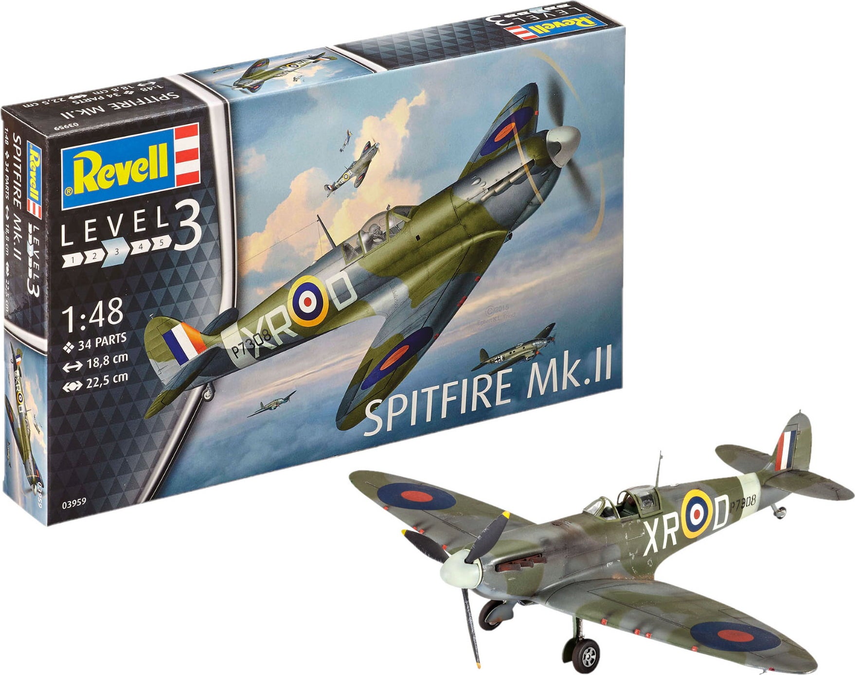 Revell Supermarine Spitfire Mk.II - 1 Stk