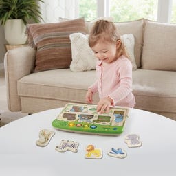 VTech Baby - Interactive wooden animal puzzle