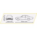 Cobi OPEL RECORD C COUPÉ Scale 1:12