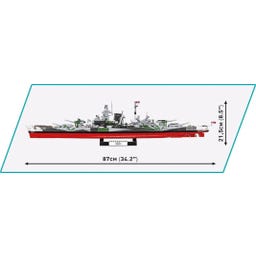 Cobi BATTLESHIP TIRPITZ Scale: 1:300