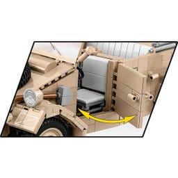 Kübelwagen potniški avto TYP 82 Merilo 1:12