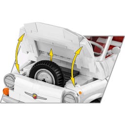 Cobi 1965 Fiat 500 Abarth Skala 1:12