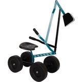 Small Foot Escavatore con Ruote - Blu
