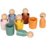 Small Foot Montessori Sorteringskoppar med Figurer