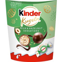 Kinder Mjölk- & Hasselnötssensationsbollar - 90 g