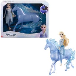 MATTEL Frozen Elsa-Puppe und Wasserfigur Nokk - 1 Stk
