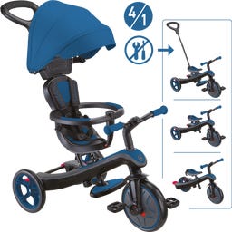Globber EXPLORER TRIKE 4in1 - blau