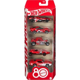 Hot Wheels Mattel 80 Jahre 5er Pack