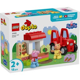 DUPLO® - 10468 Peppa Pig Traktor & Marktstand - 1 Stk