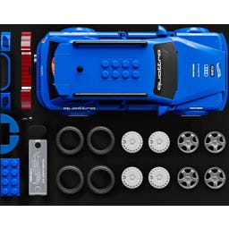 Hot Wheels Brick Shop Speed Serie Audi