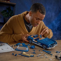 Hot Wheels Brick Shop Premium Mercedes 300 SL - 1 Stk