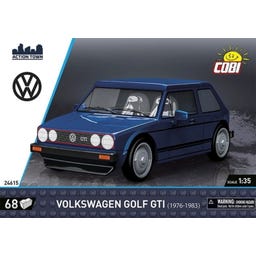 Cobi VW Golf GTI (1976-1983) Scale 1:35 - Blau