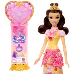 MATTEL Princess Jewel Reveal Belle - 1 Stk