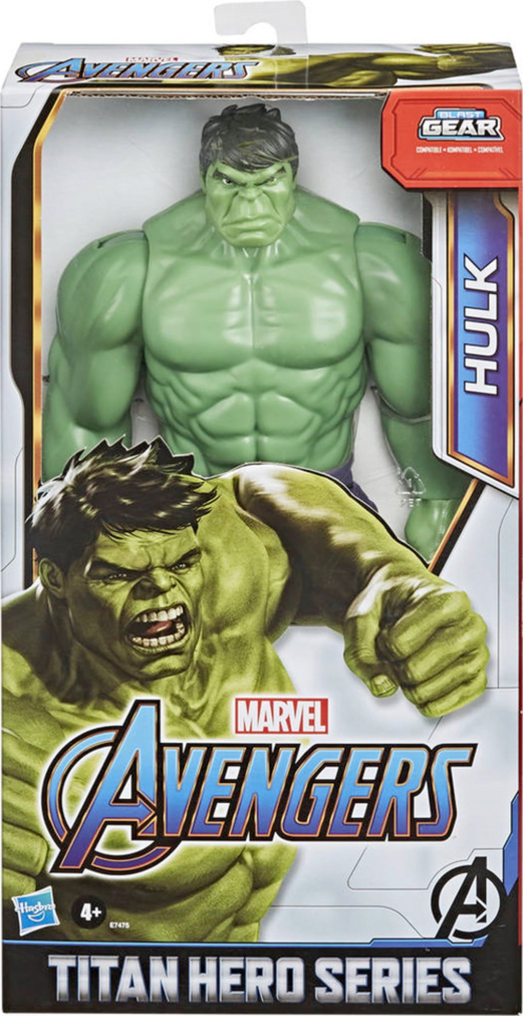 Marvel Avengers Titan Hero Serie Blast Gear Deluxe Hulk Action-Figur - 1 Stk