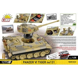 Cobi Panzer VI Tiger no 131 Scale 1:28