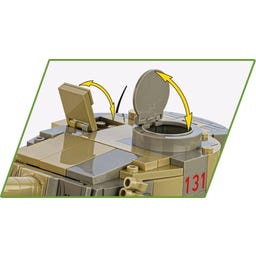 Cobi Panzer VI Tiger no 131 Scale 1:28