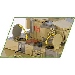 Cobi Panzer VI Tiger no 131 Scale 1:28