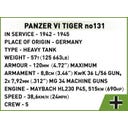 Cobi Panzer VI Tiger no 131 Scale 1:28