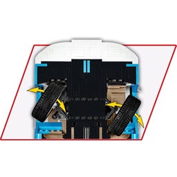 Cobi VW Transporter T2b Bus Scale 1:12