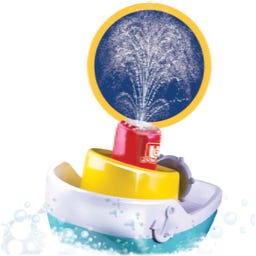 BBJunior Spraying Tugboat 15cm