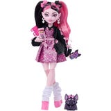Draculaura Fabulous Modepuppe in Schleifenkleid
