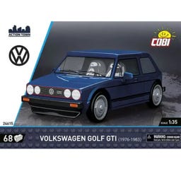 Cobi VW Golf GTI (1976-1983) Scale 1:35 - Blau