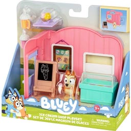 Bluey Mini-Speelset Ice Cream Shop - 1 Stuk